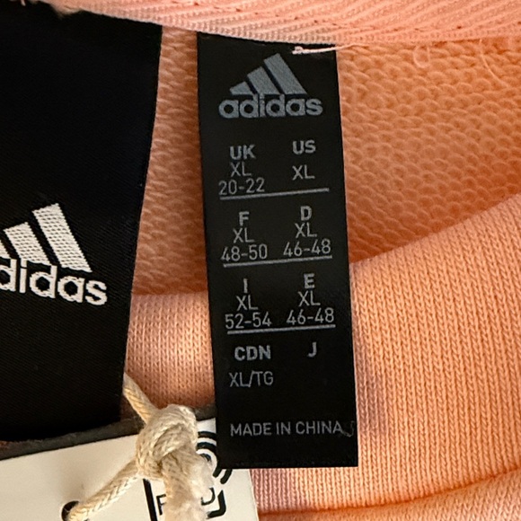 Adidas Women's Light Pink Sweatshirt XL - Picture 8 of 9